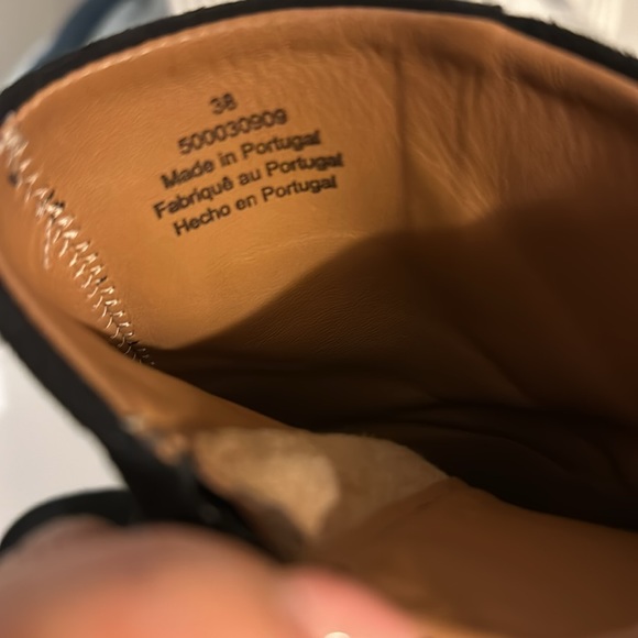 Free People platform black suede boots - Picture 5 of 6